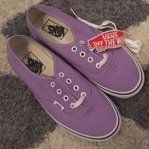 Never been worn purple vans
